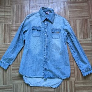 She shreds co denim shirt